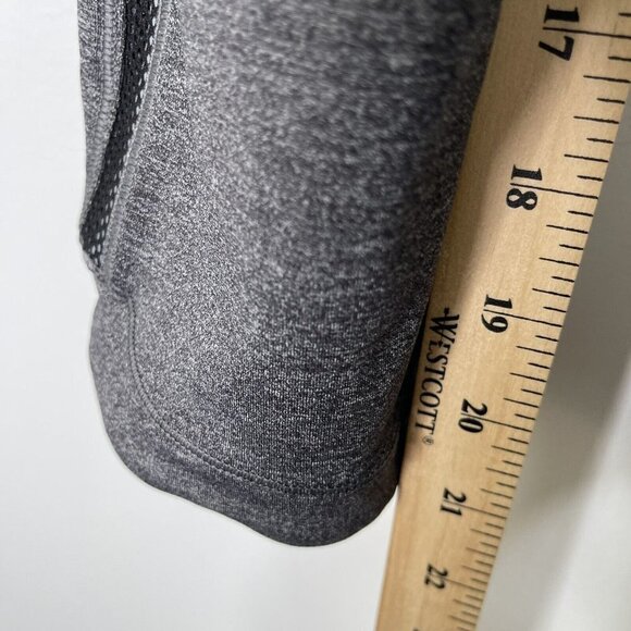 Lululemon Hit It Crop Leggings Women’s Size 4 Heathered Black Gray - Picture 5 of 12